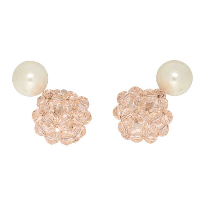 marc jacobs pearl earrings