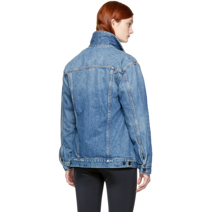 Alexander Wang Blue Oversized Denim 