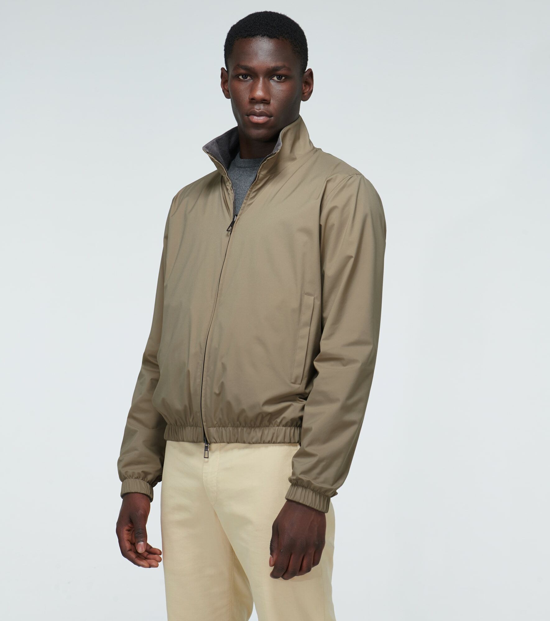 Loro Piana - Windmate® reversible bomber jacket Loro Piana