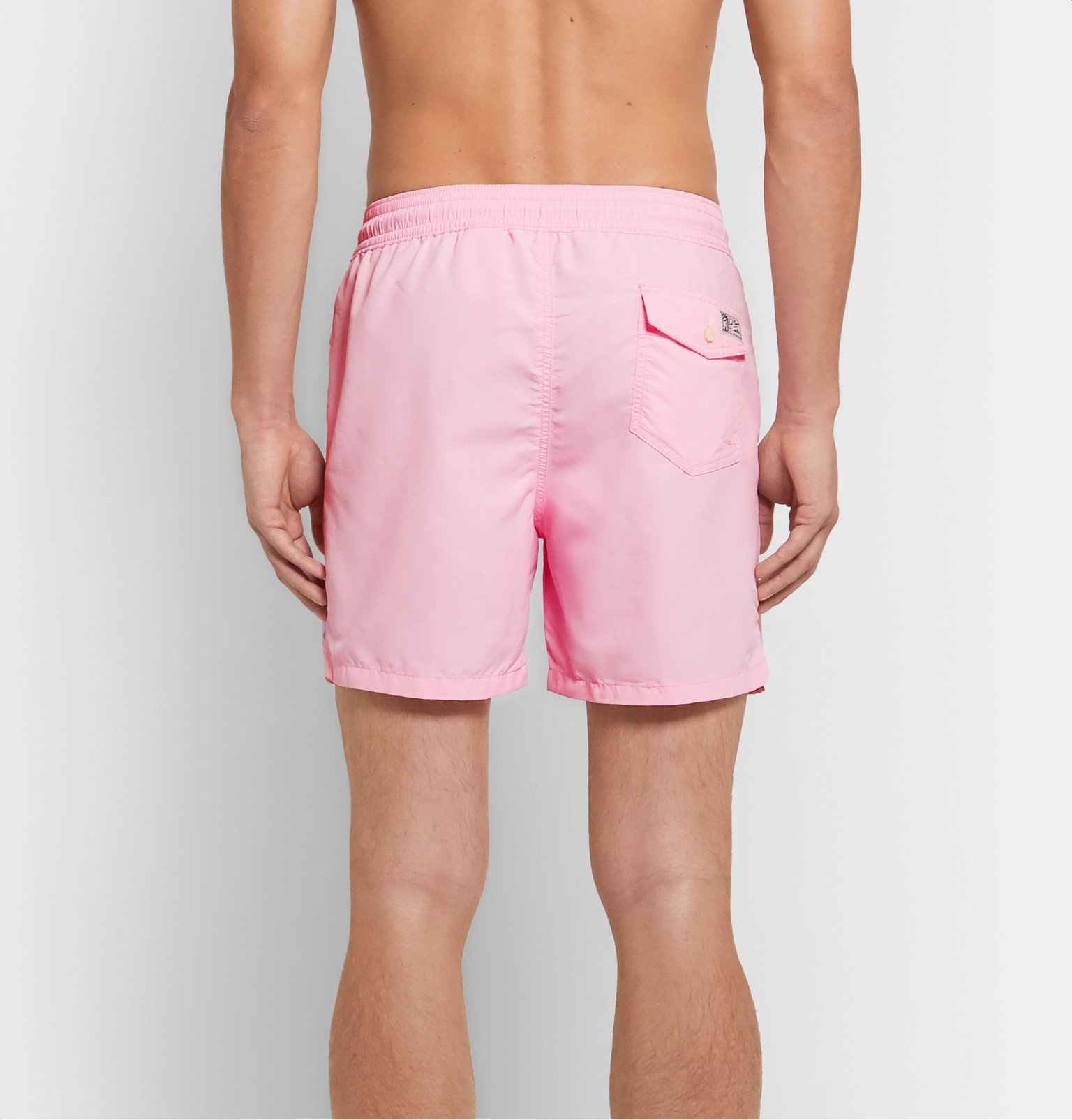 Polo Ralph Lauren - Traveler Mid-Length Swim Shorts - Pink Polo Ralph Lauren