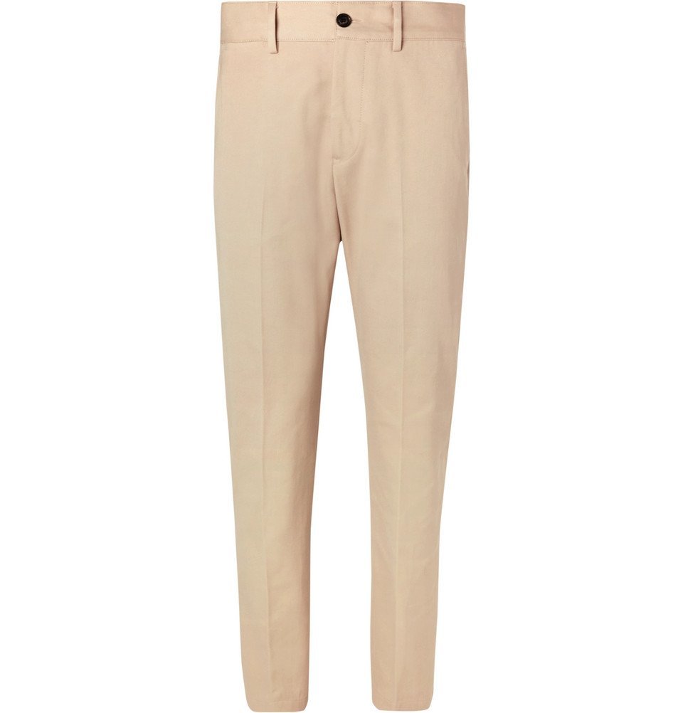 Burberry - Cotton-Twill Chinos - Men - Neutral Burberry