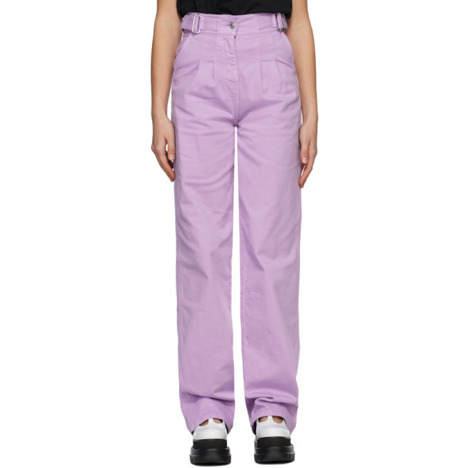 MSGM Purple Baggy Jeans MSGM