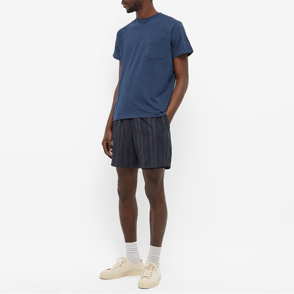 Battenwear Men's Pocket TShirt in Navy Battenwear