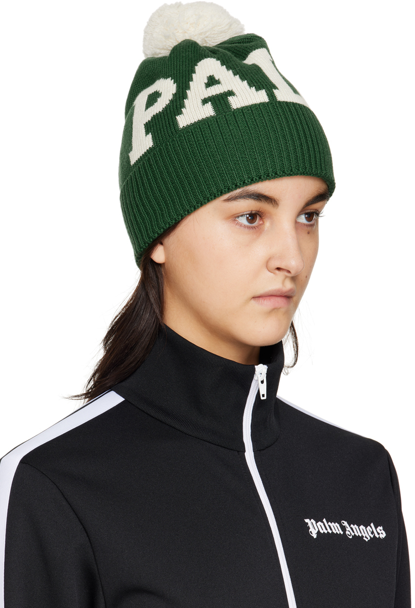 POWERWOLF Knitted jacquard beanie hat with a pom-pom logo