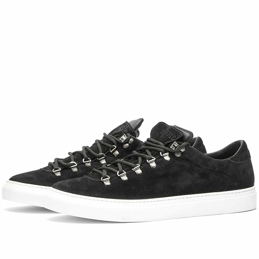 Diemme Men's Marostica Low Sneakers in Black Suede Diemme