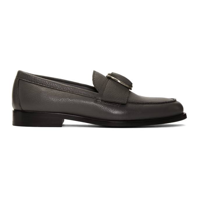 HOPE Grey Patty Ring Loafers HOPE