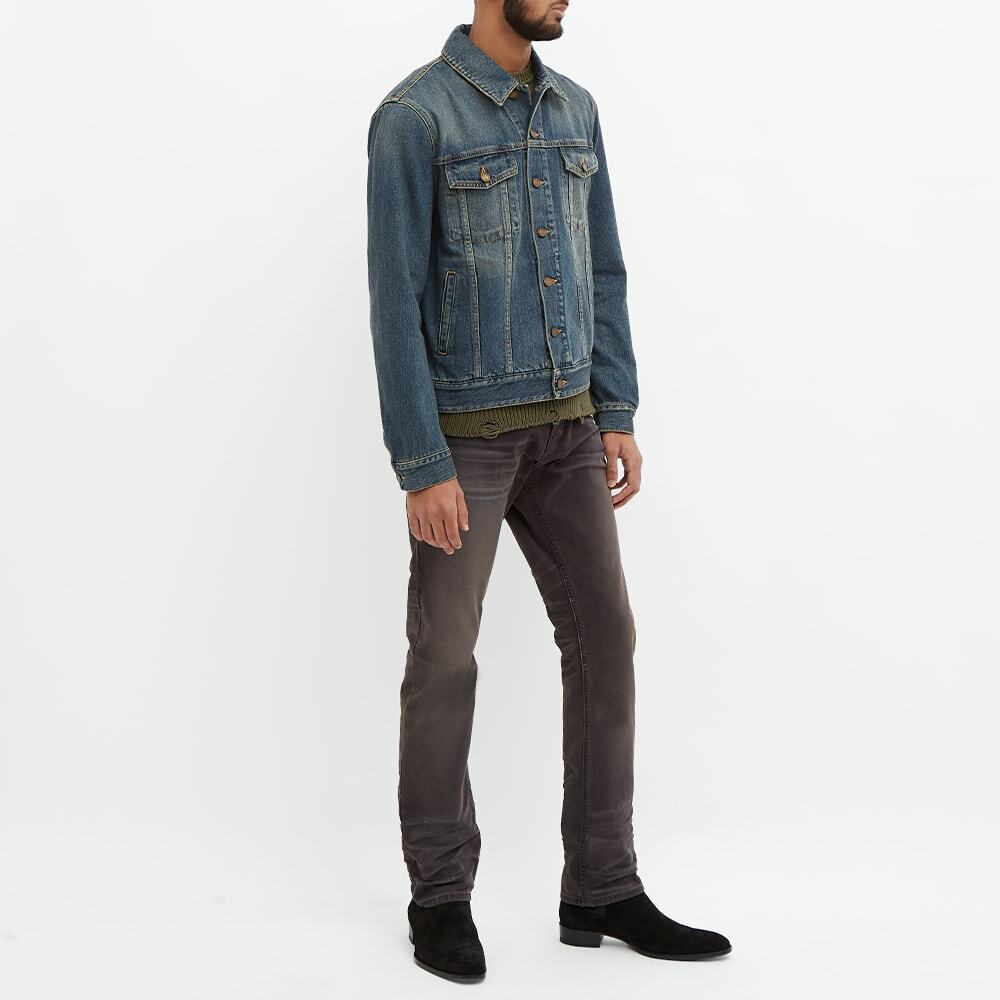 Saint Laurent Men's Classic Denim Jacket in Deep Vintage Blue Saint Laurent