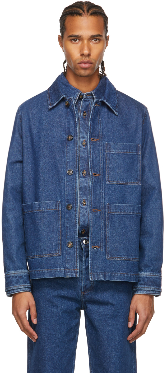 A.P.C. Indigo Denim Nathanaël Jacket A.P.C.