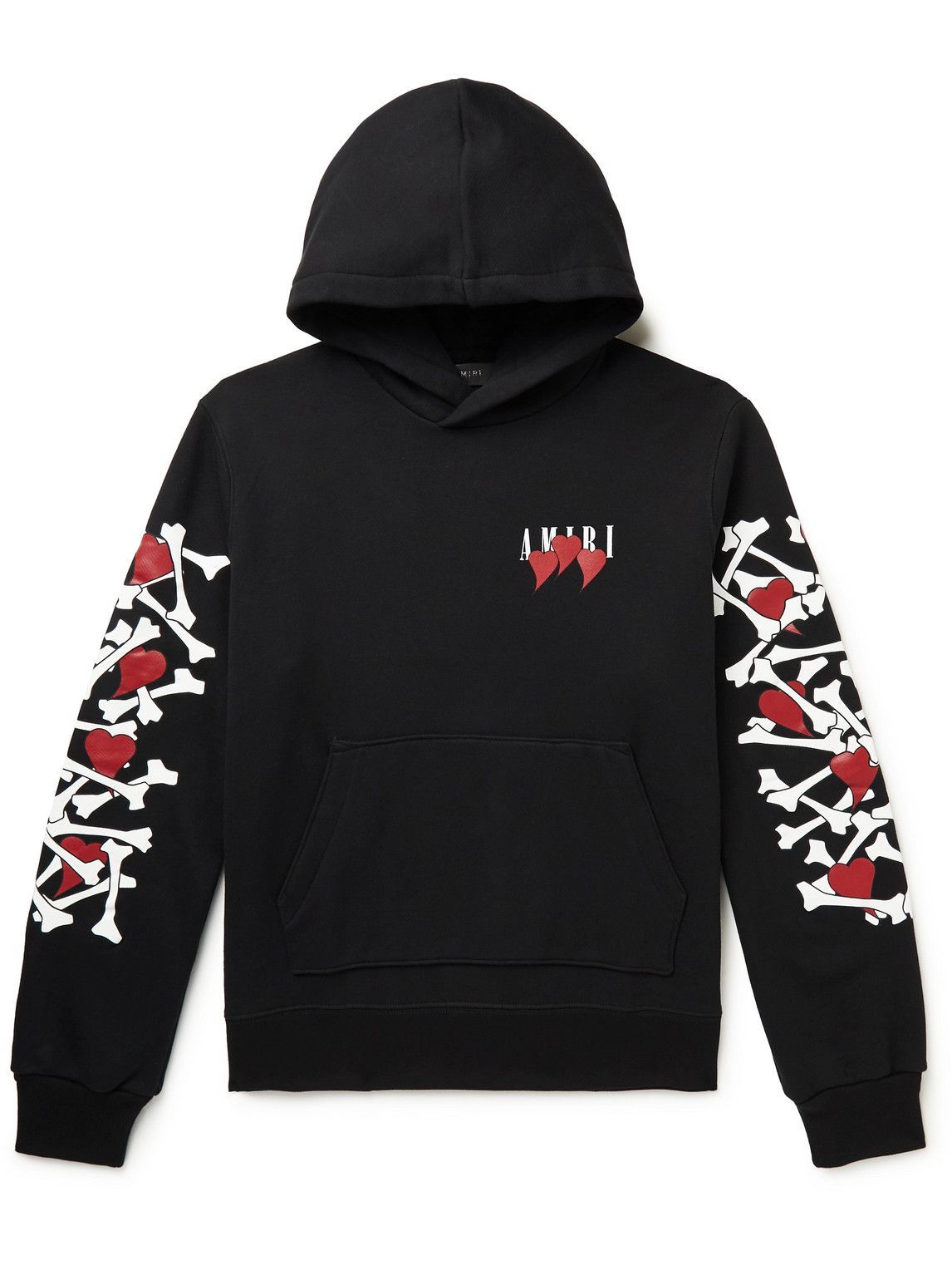 AMIRI - Logo-Print Cotton-Jersey Hoodie 