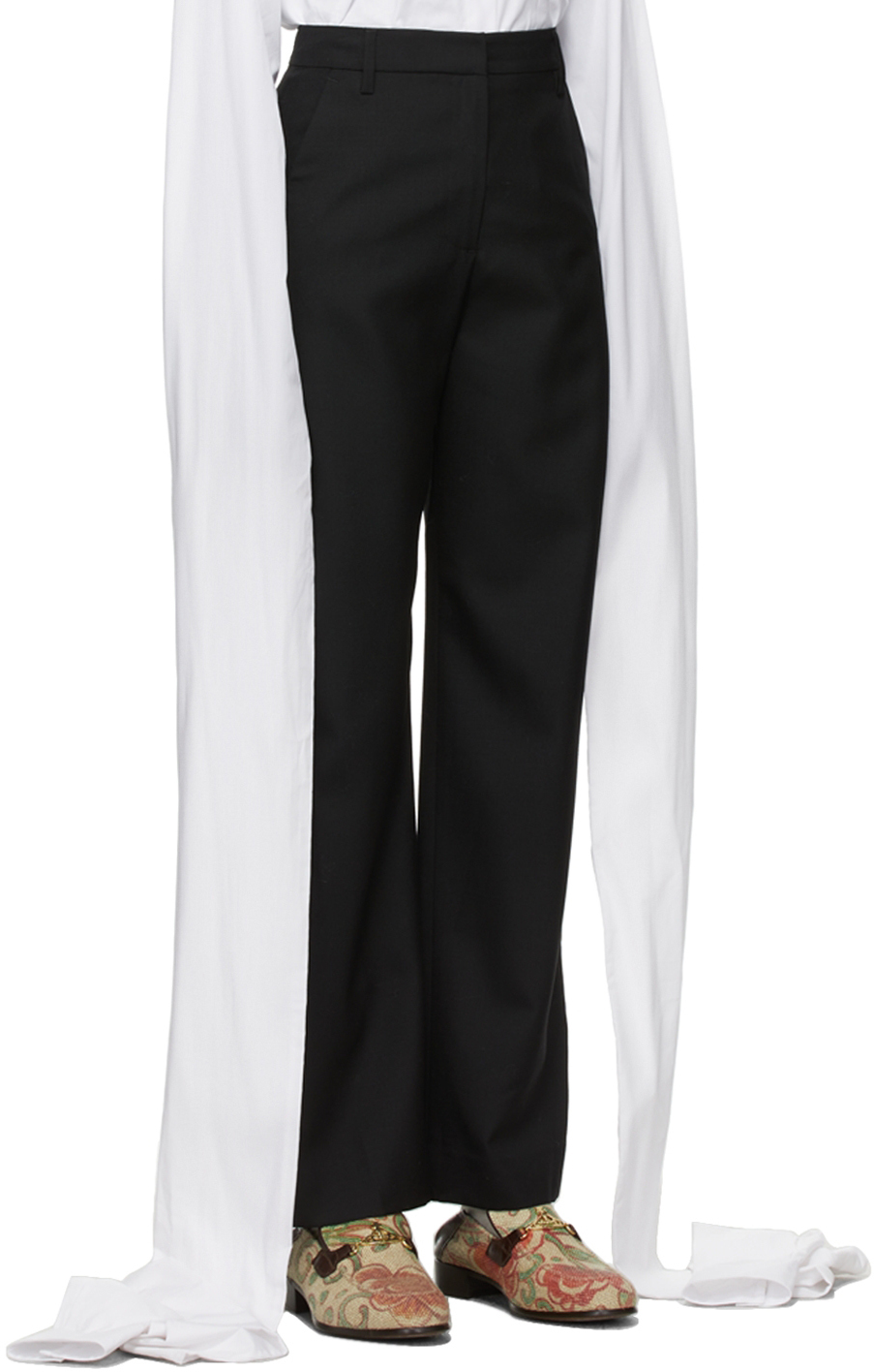 Puppets and Puppets SSENSE Exclusive Black 'The Puppets' Trousers