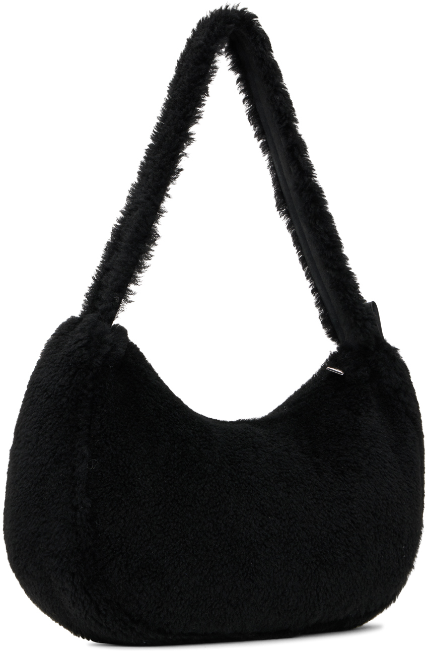 Yves Salomon Black Fur Shoulder Bag Yves Salomon