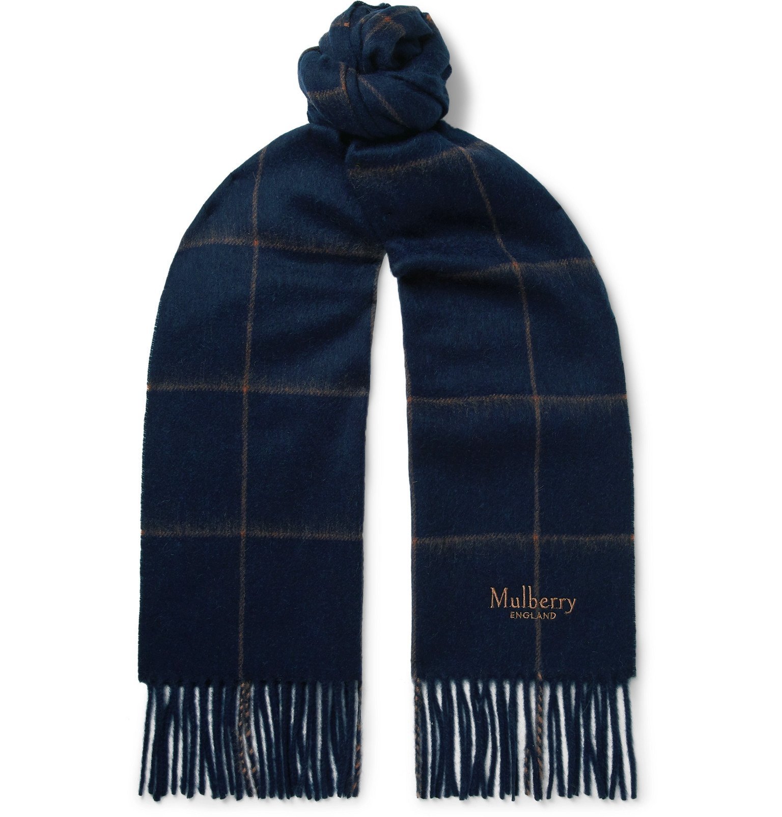 embroidered wool scarf