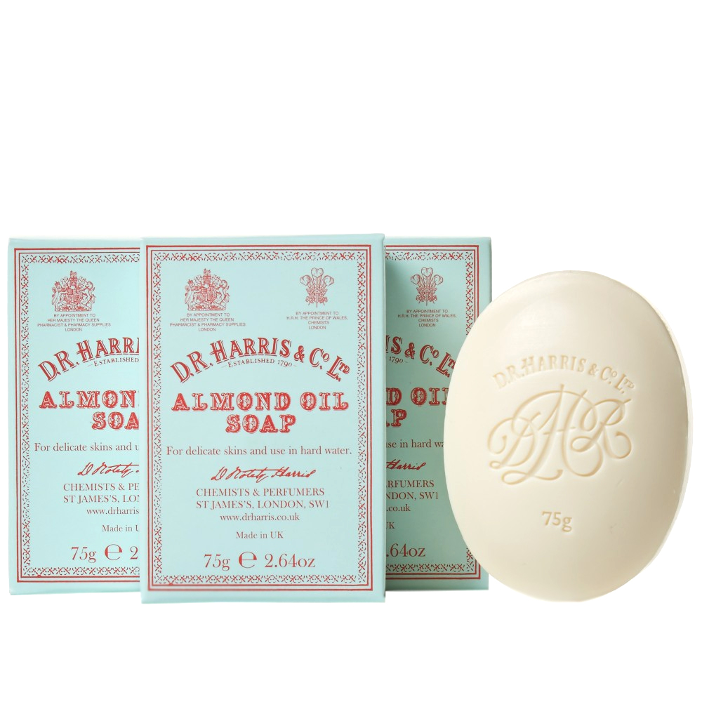 D.R. Harris & Co. Almond Oil Hand Soap Box of Three D.R. Harris & Co.