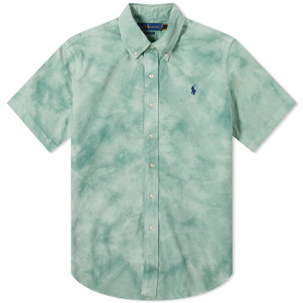 Photo: Polo Ralph Lauren Button Down Short Sleeve Tie Dye Shirt