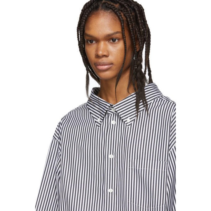 balenciaga swing collar shirt