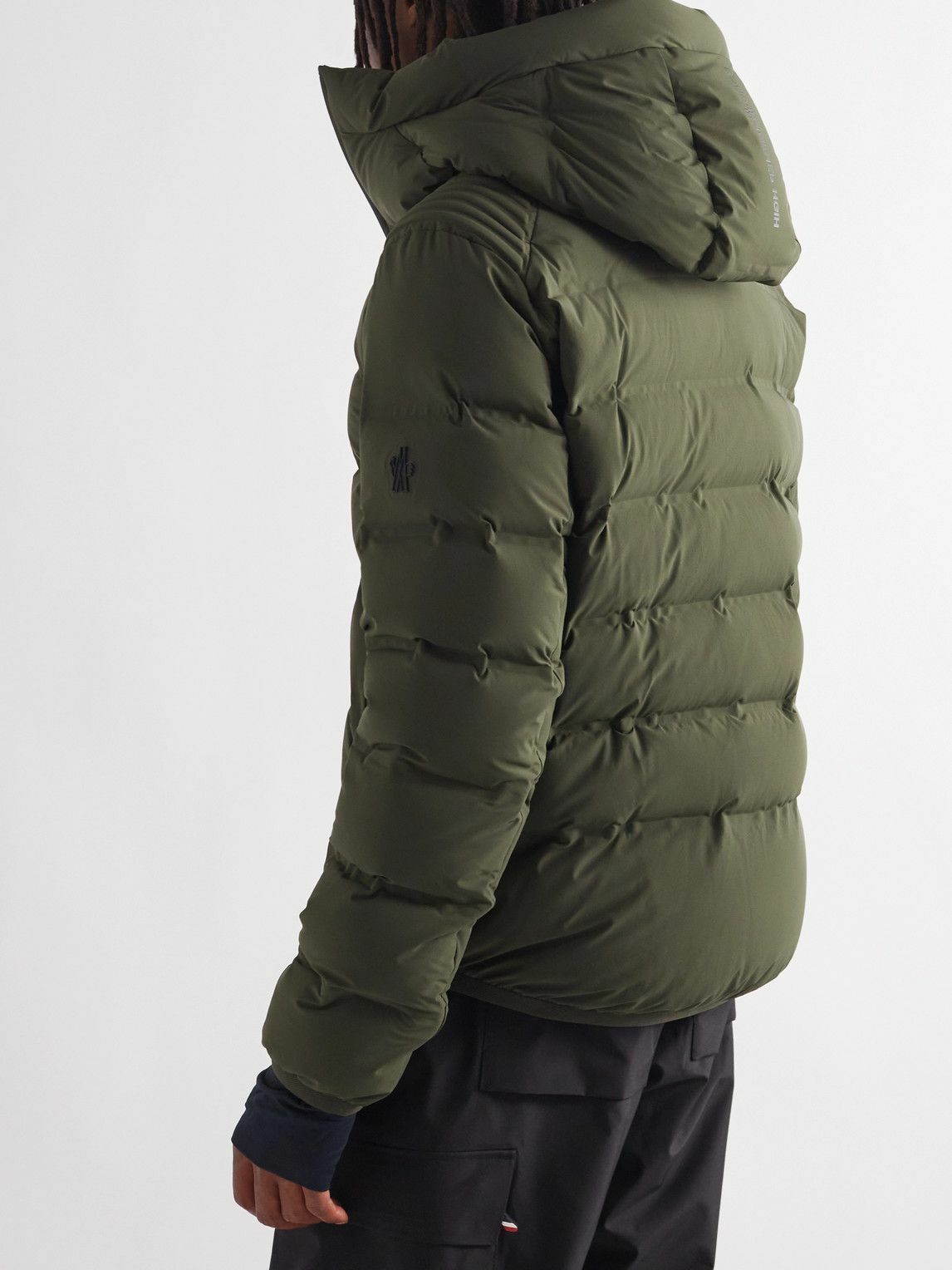 Moncler Grenoble - Lagorai Quilted Hooded Down Ski Jacket - Green ...