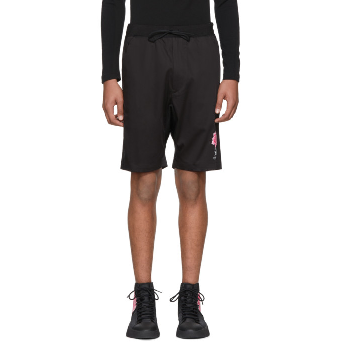 Y-3 Black James Harden Satin Shorts Y-3