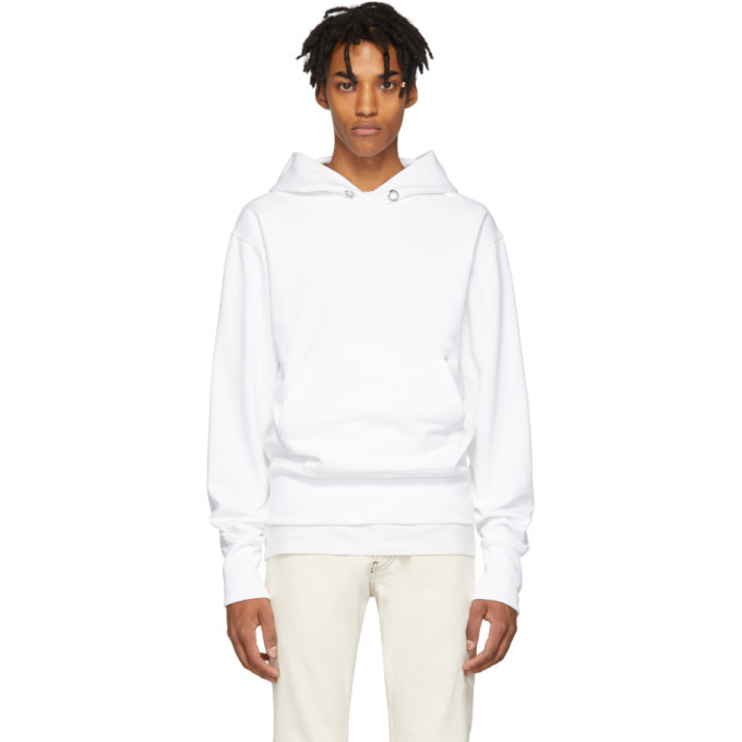 helmut lang hoodie white