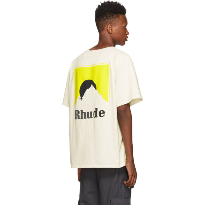 Rhude Off-White Moonlight Logo T-Shirt 