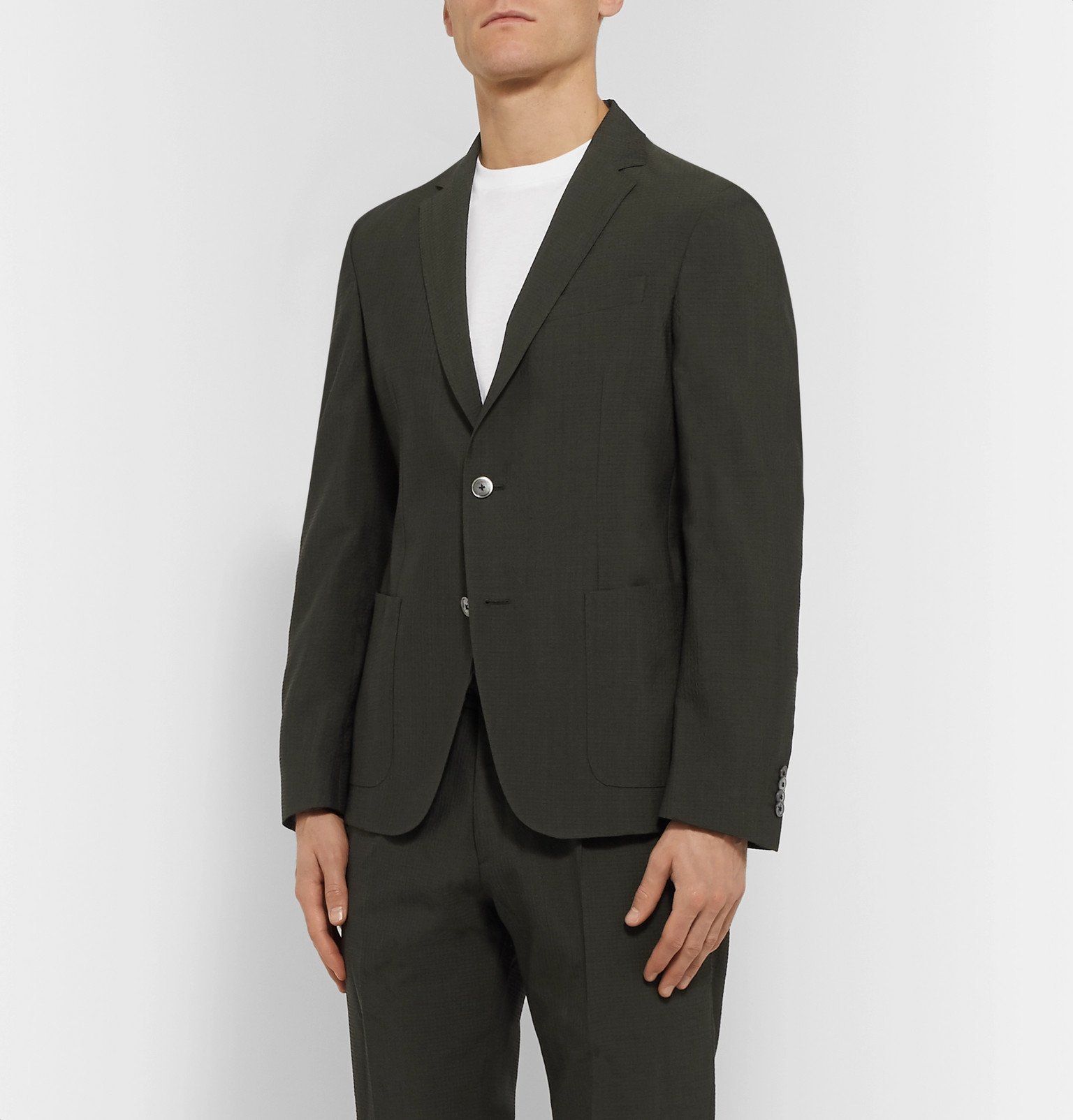 hugo boss seersucker suit