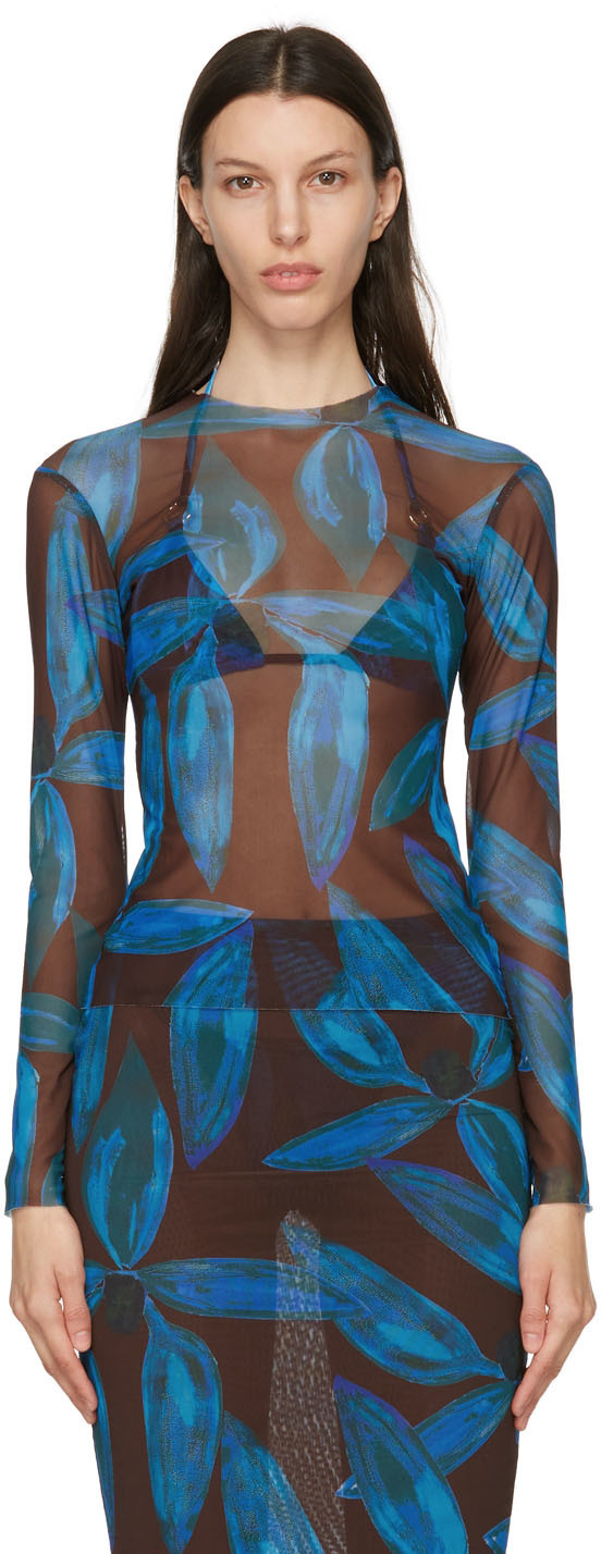 Louisa Ballou Brown \u0026 Blue Long Sleeve 