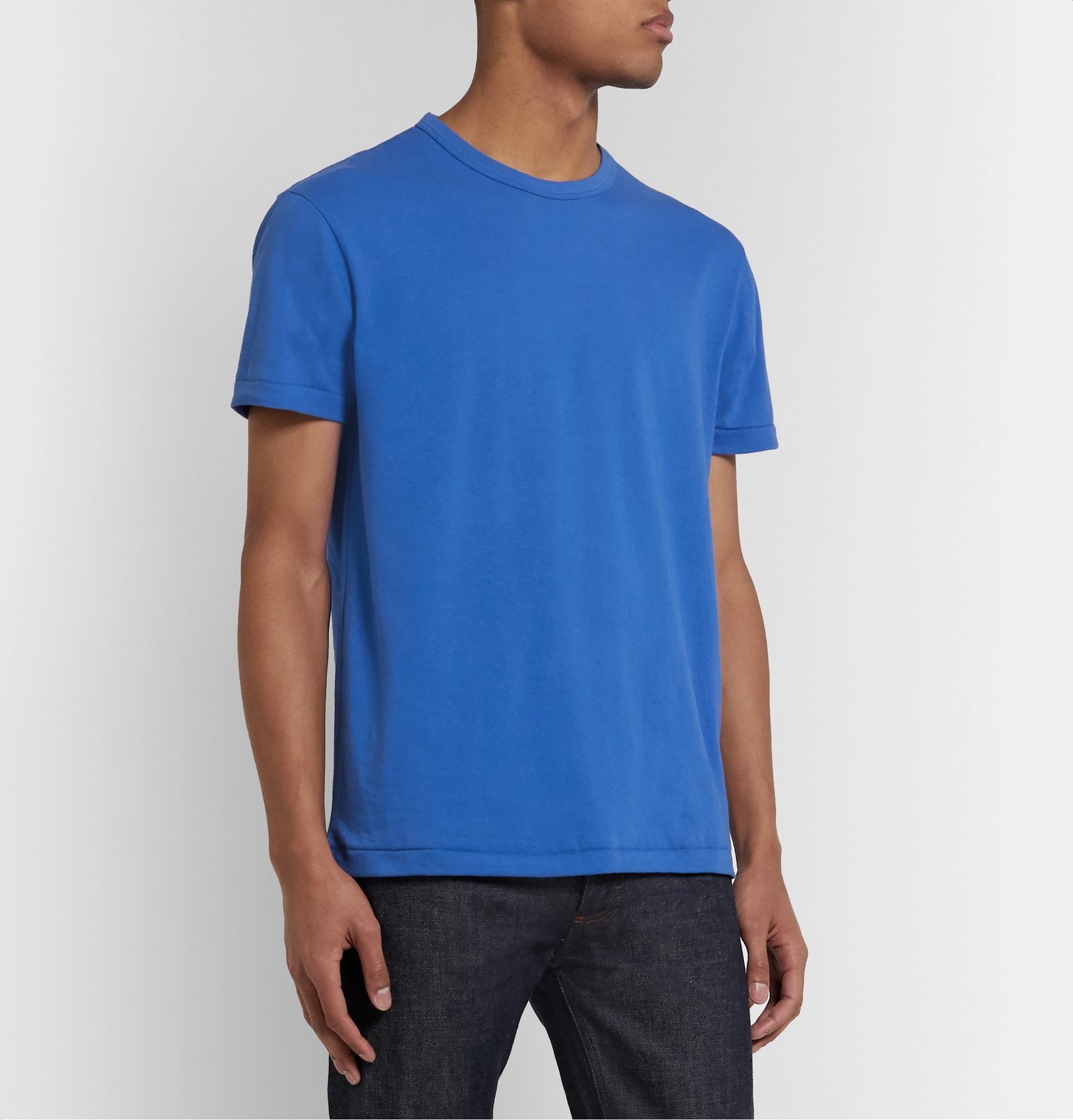 Todd Snyder Champion - Cotton-Jersey T-Shirt - Blue Todd Snyder + Champion