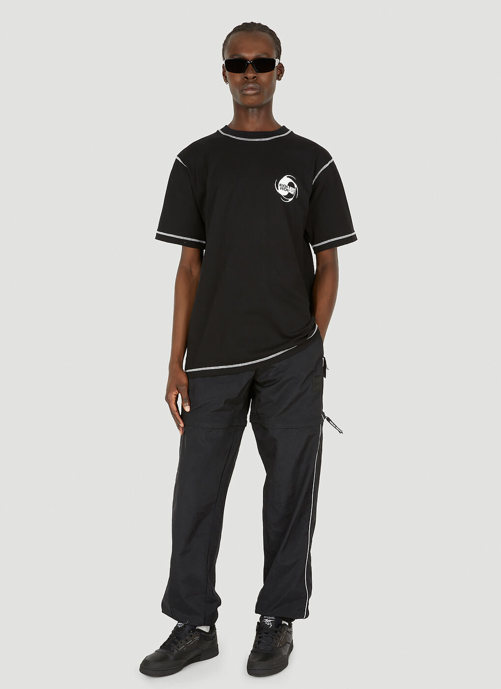 OG Convertible Track Pants in Black Boiler Room