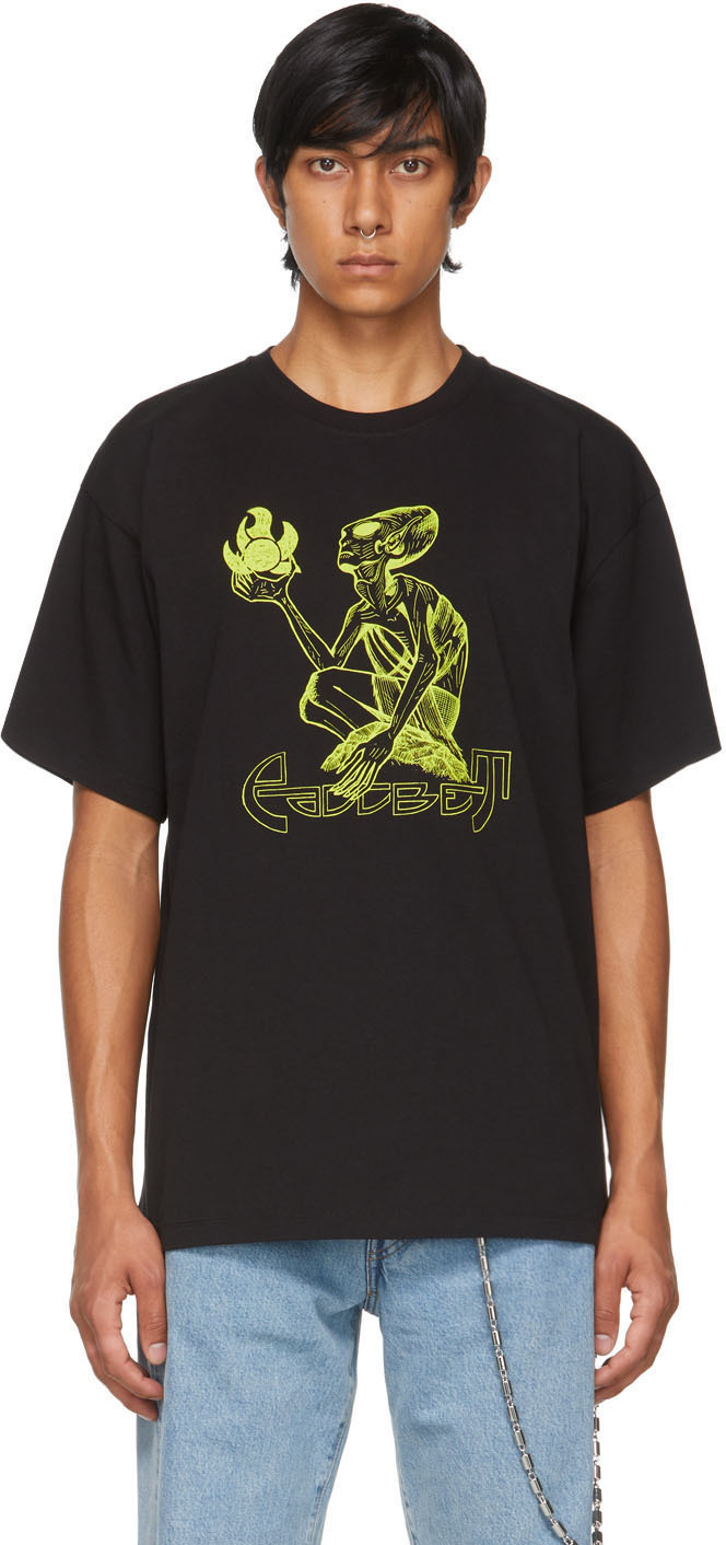 Rassvet Black & Green Alien T-Shirt