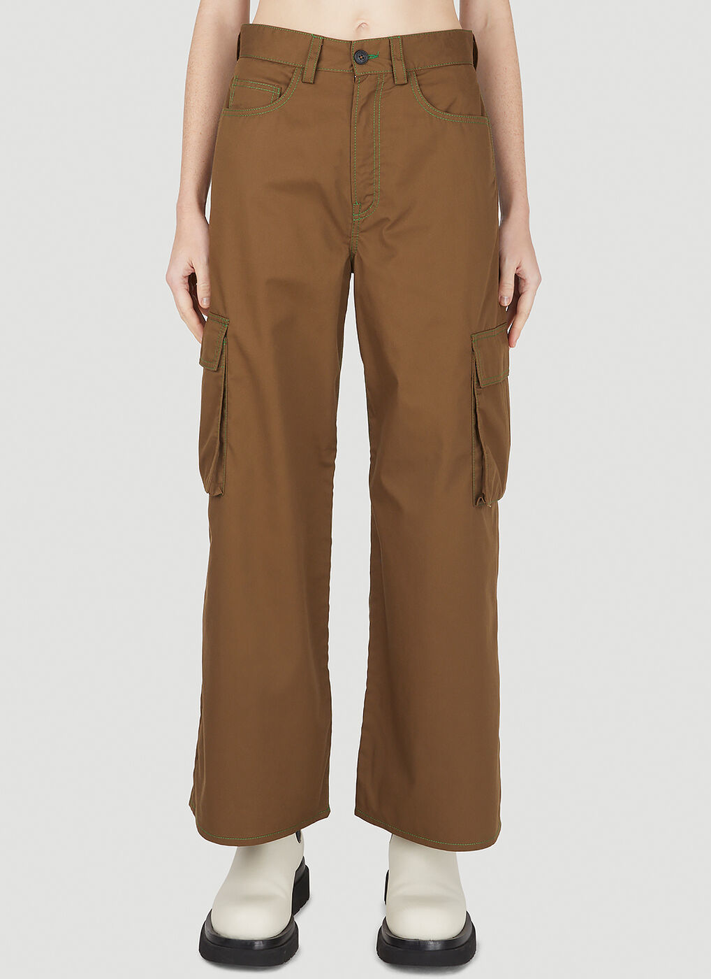 Cargo Pants in Brown Sunnei