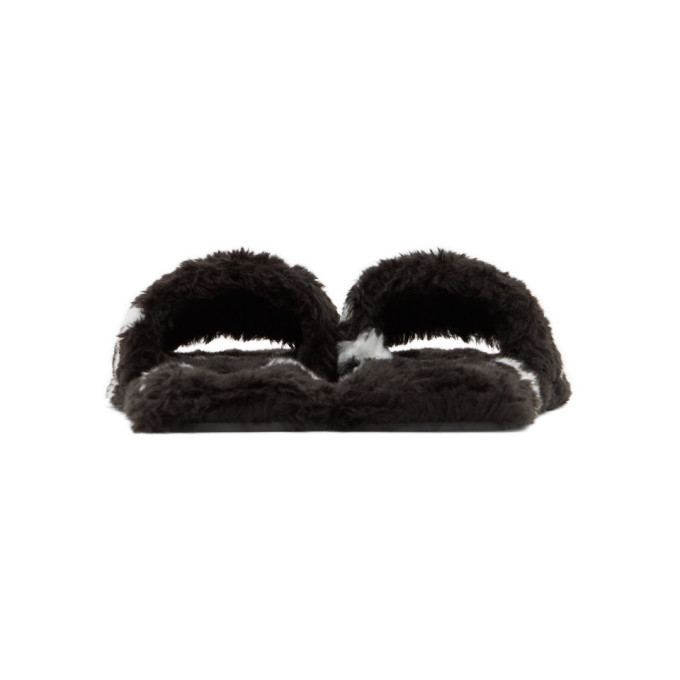 balenciaga fluffy slippers