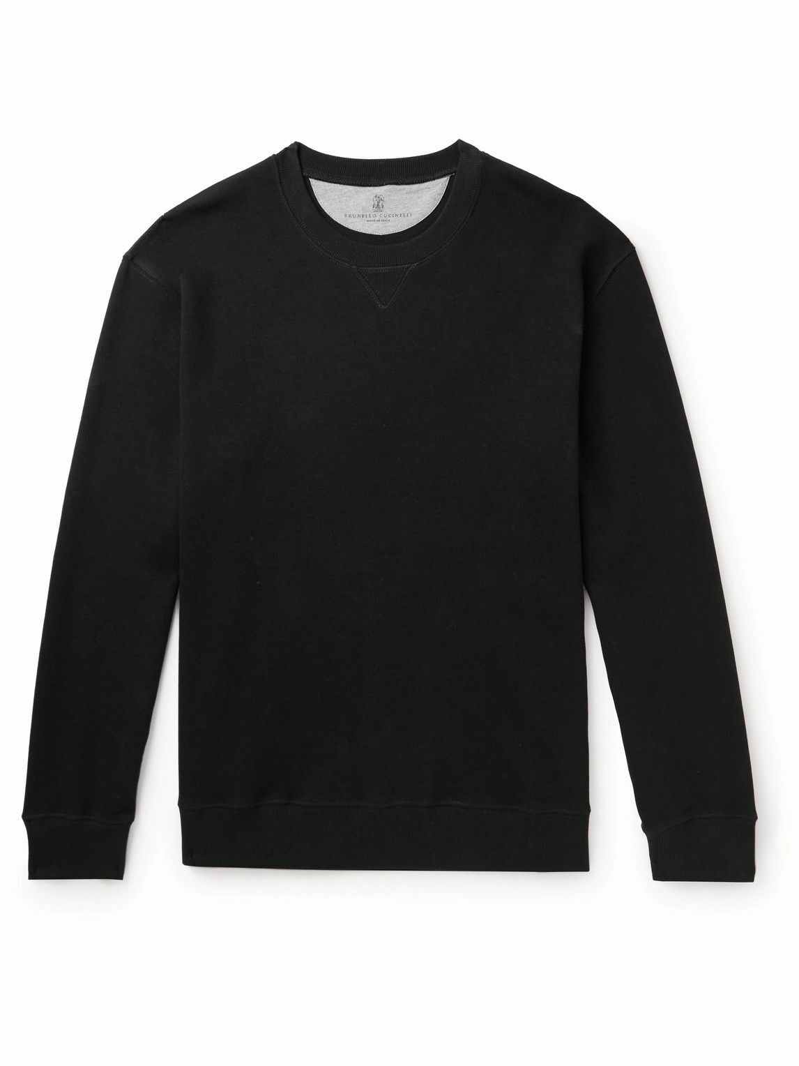 Brunello Cucinelli Orange Cotton Sweatshirt