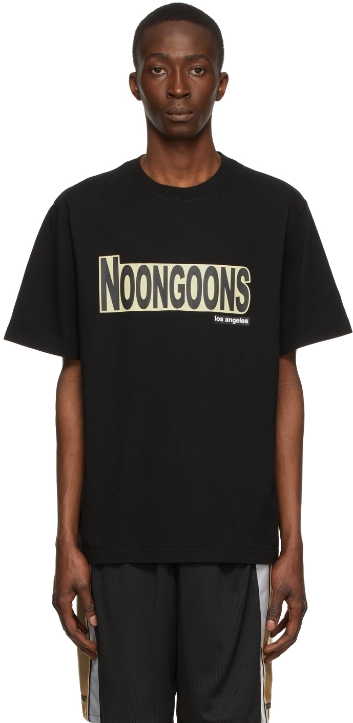 Noon Goons Black Cotton T-Shirt Noon Goons