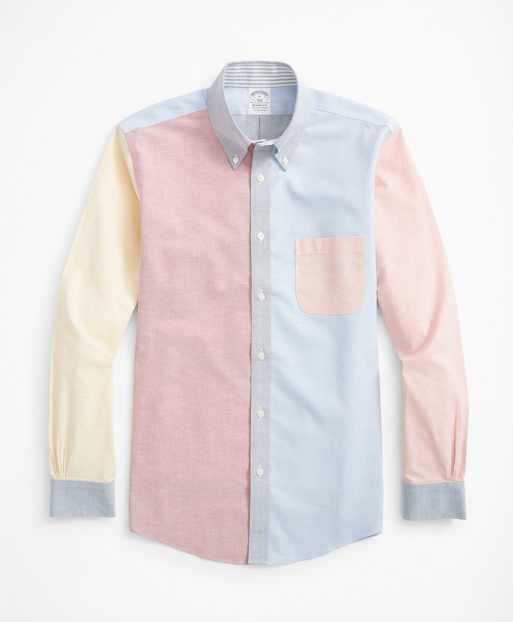 Brooks Brothers Men's Regent Regular-Fit Multi-Color Fun Sport Shirt
