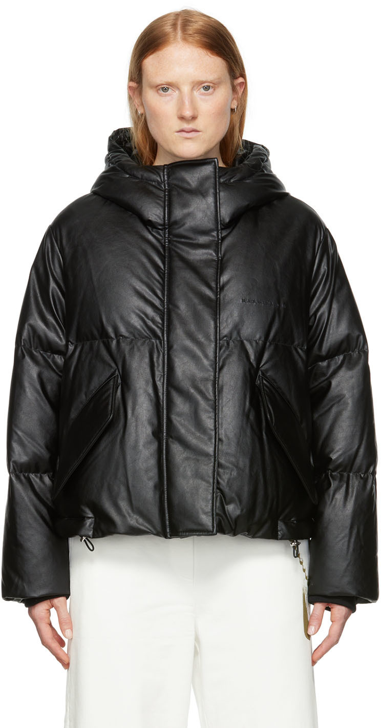 MM6 Maison Margiela Black Cropped Down 