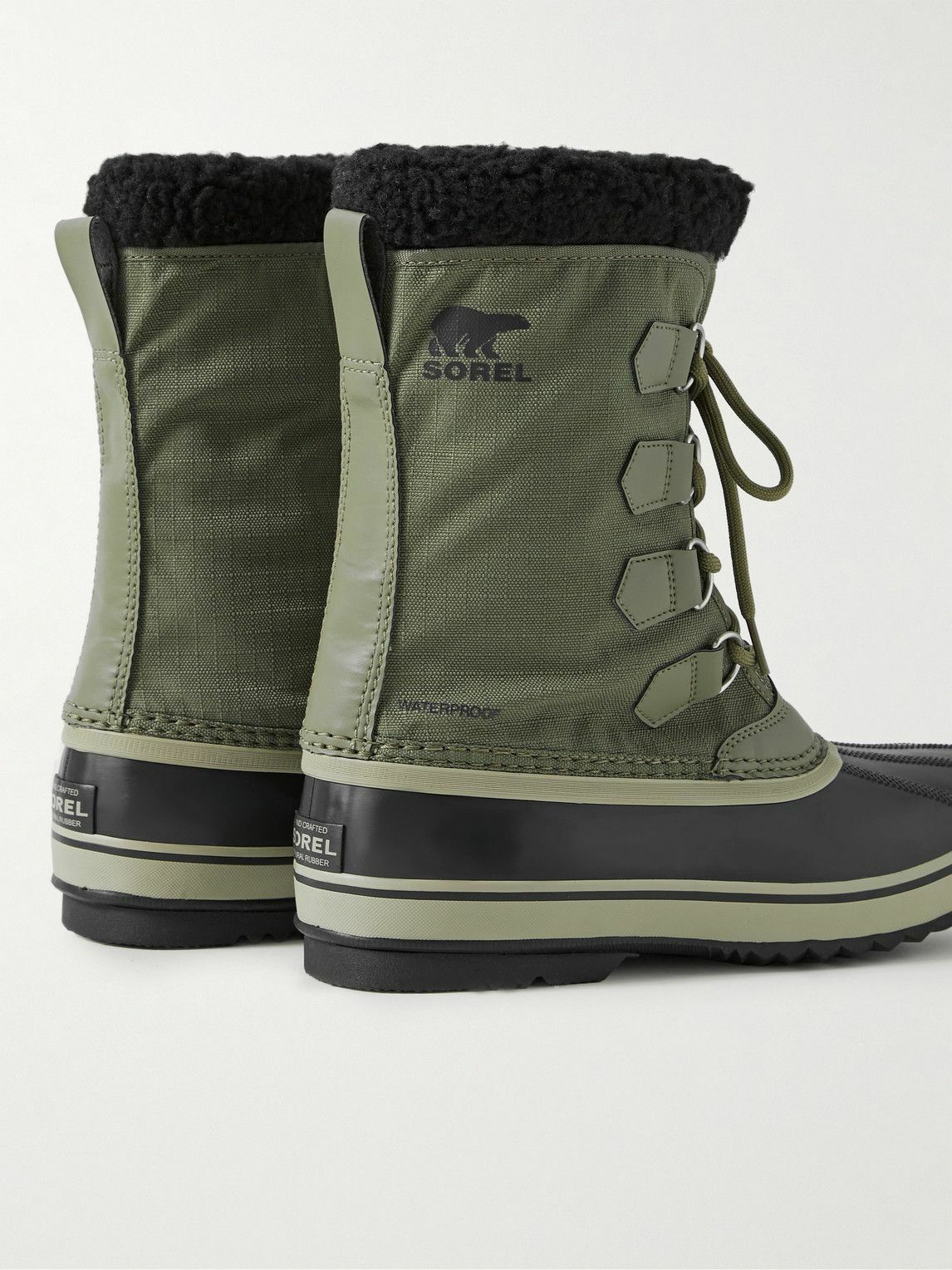 Sorel - 1964 Pac™ Faux Shearling-Trimmed Nylon-Ripstop and Rubber Snow ...