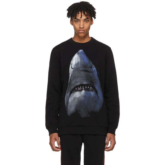 Givenchy Black Shark Sweatshirt Givenchy