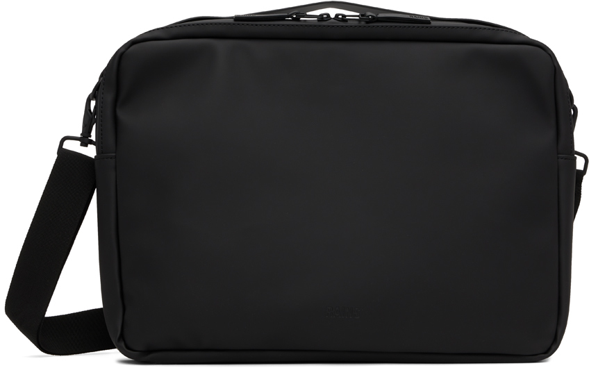 Photo: RAINS Black Laptop 15 Briefcase