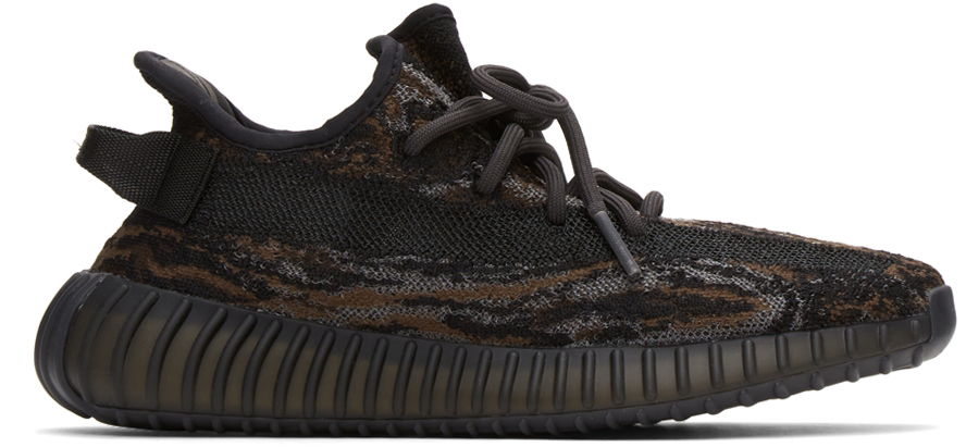 Photo: YEEZY Black & Brown Adidas Edition Boost 350 V2 Sneakers