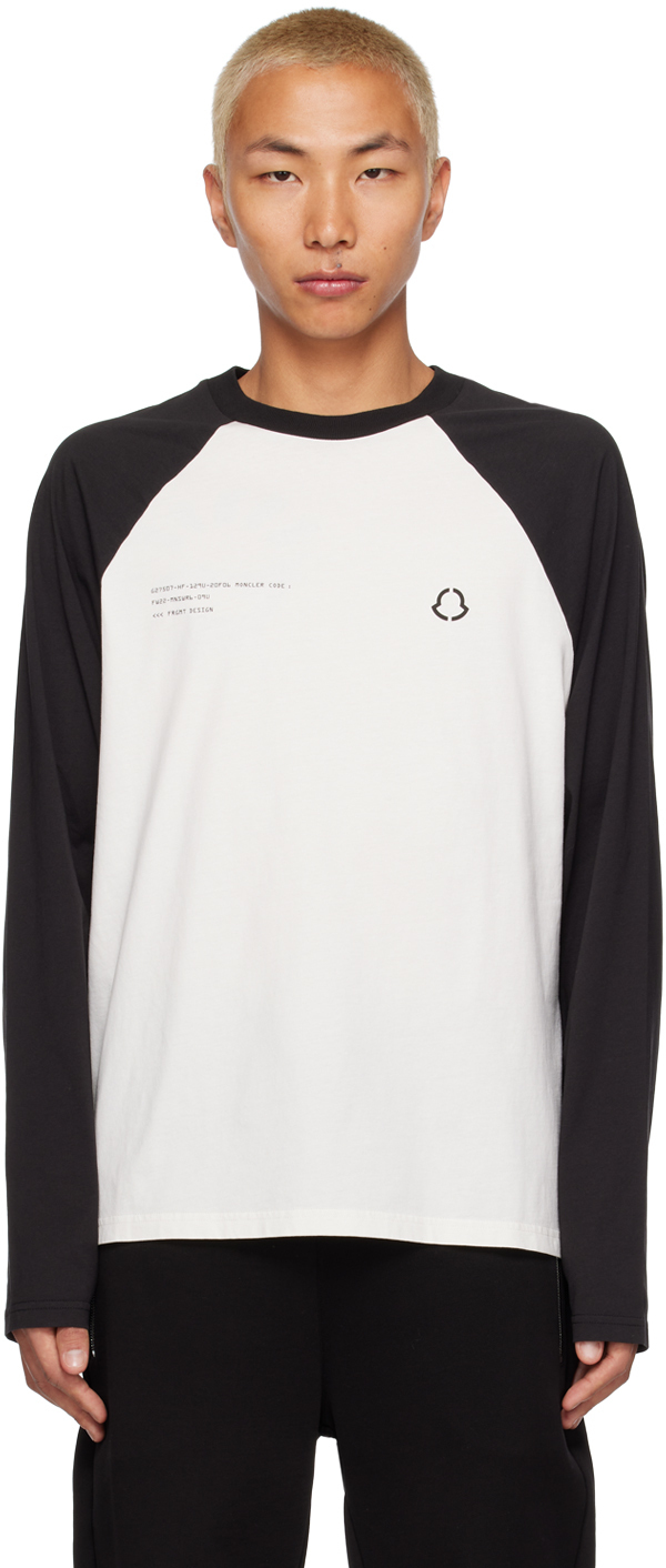 Moncler Genius 7 Moncler FRGMT Hiroshi Fujiwara Black Printed Long ...