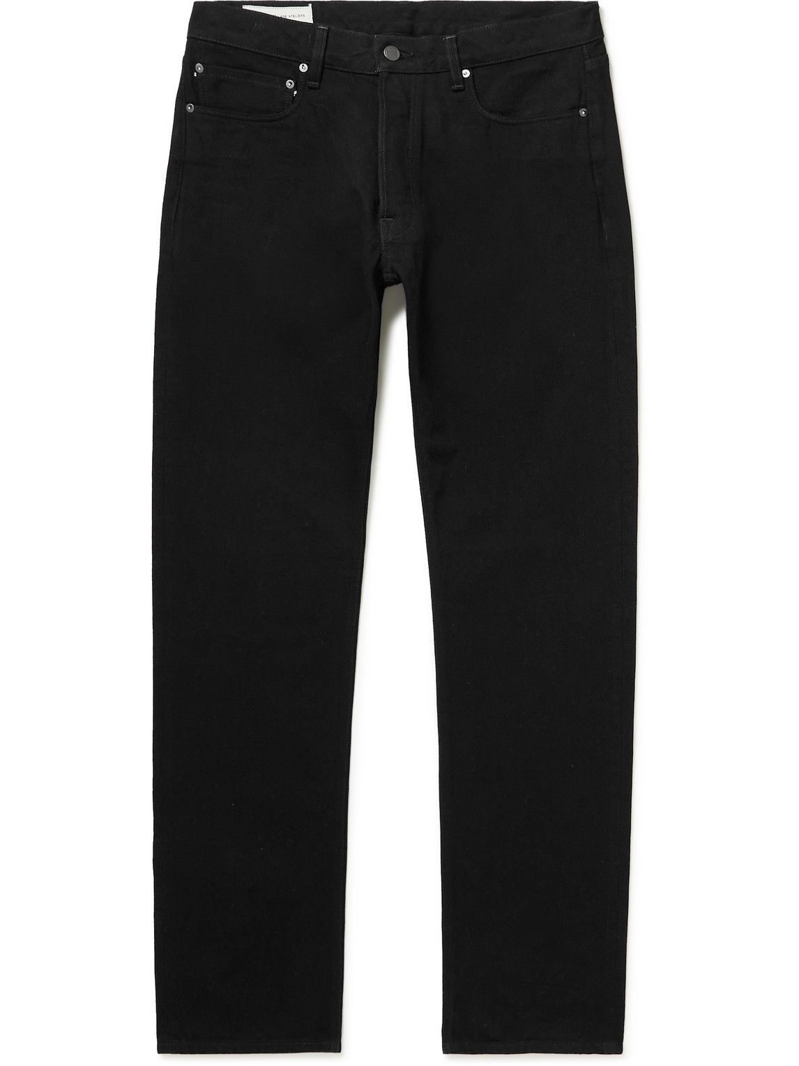 Photo: Blackhorse Lane Ateliers - NW8 Slim-Fit Organic Selvedge Denim Jeans - Black