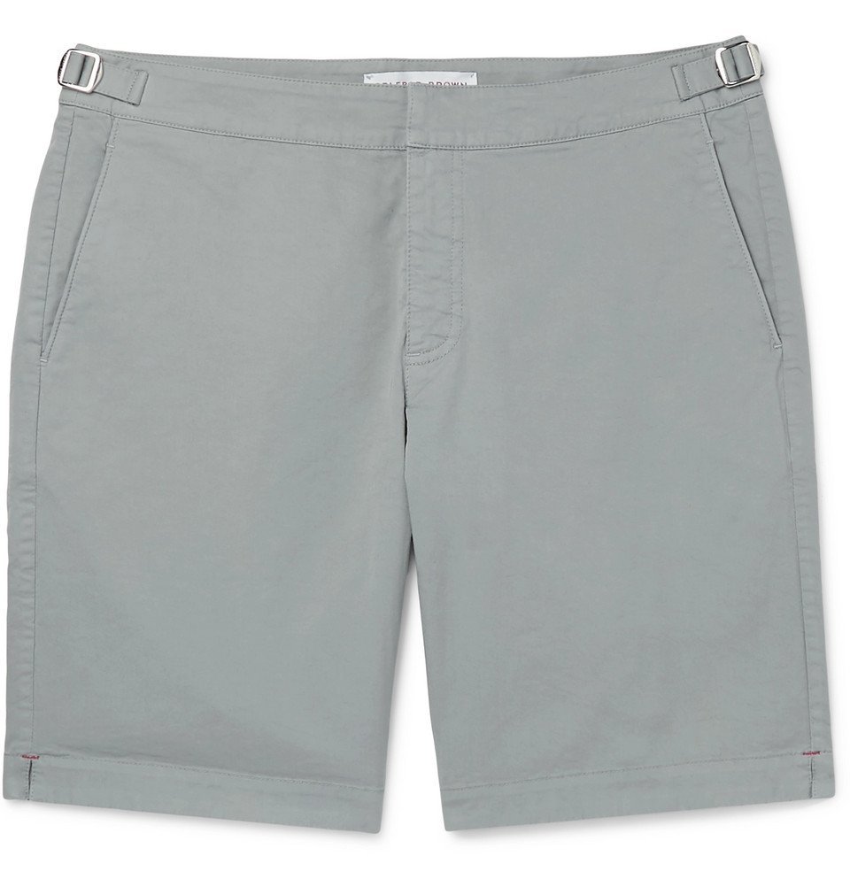 Orlebar Brown - Dane Cotton-Twill Shorts - Light blue Orlebar Brown