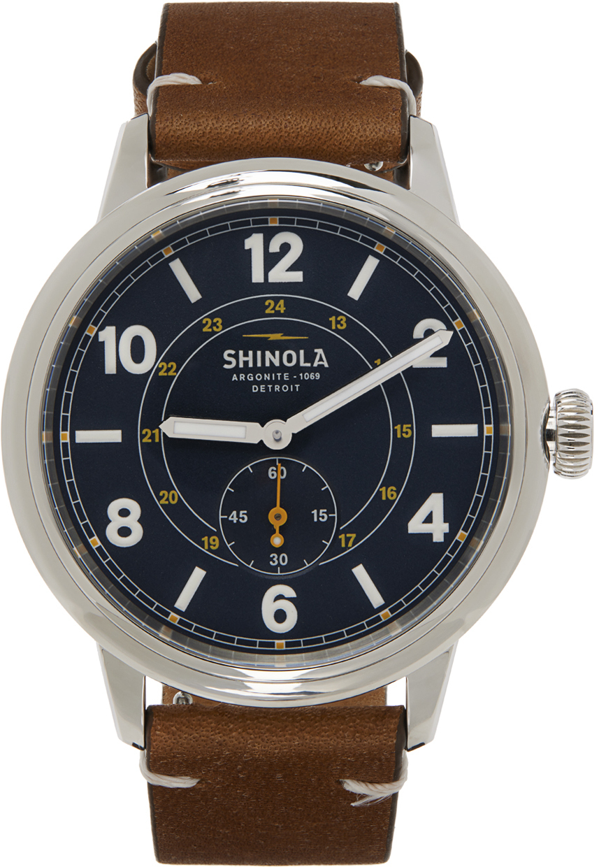 Shinola Brown & Navy 