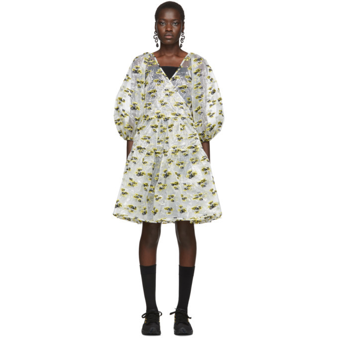 Cecilie Bahnsen Transparent and Yellow Regitze Dress Cecilie Bahnsen