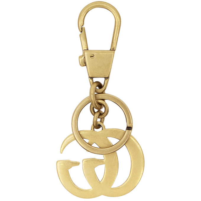 Gucci Gold GG Pearl Keychain Gucci