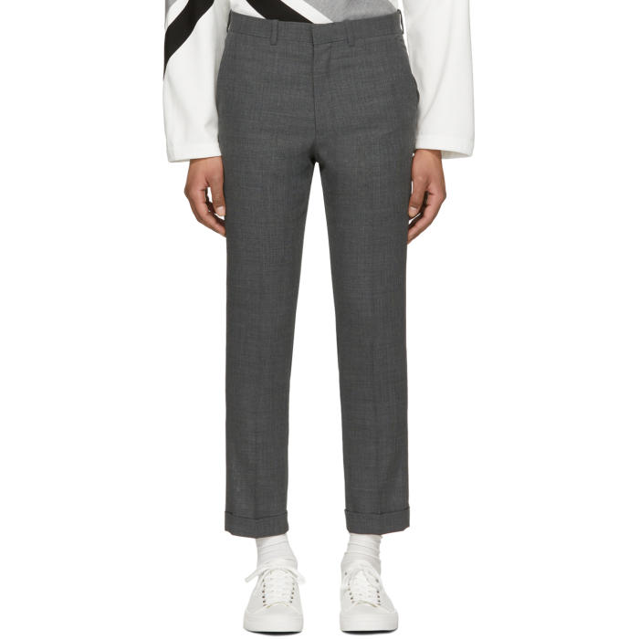 N.Hoolywood Grey Compile Trousers N.Hoolywood