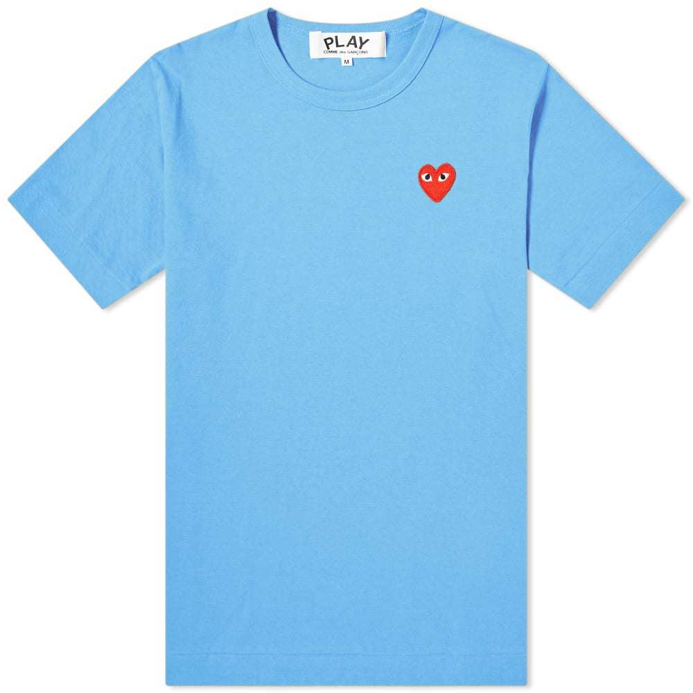 t shirt comme des garcons bleu