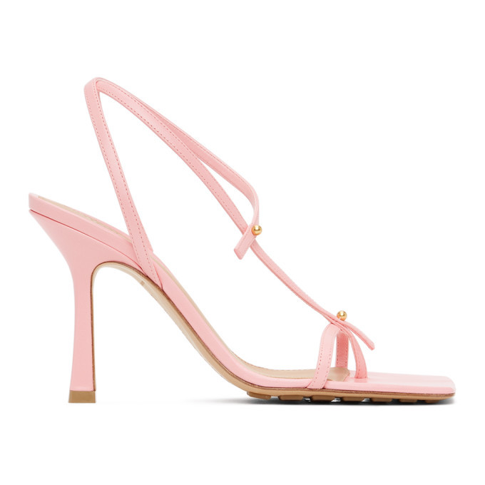 bottega veneta pink sandals