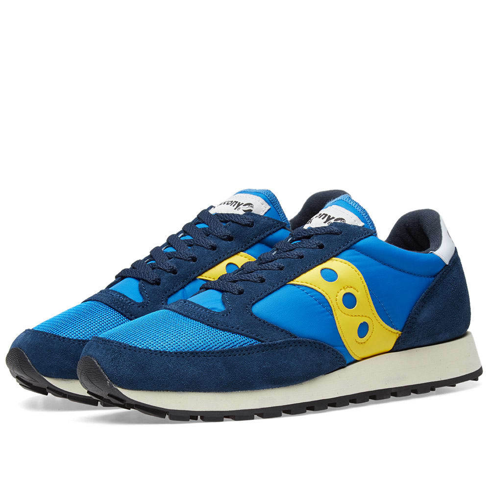 saucony jazz blue and yellow