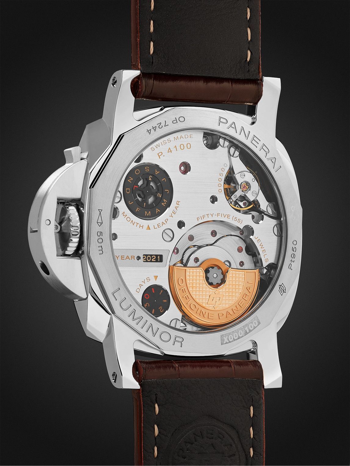 Panerai - Luminor Perpetual Calendar Automatic 44mm Platinumtech and ...