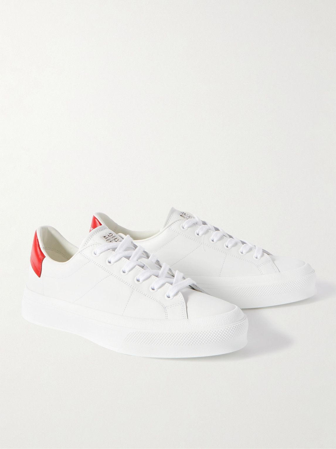 Givenchy - City Sport Leather Sneakers - White Givenchy